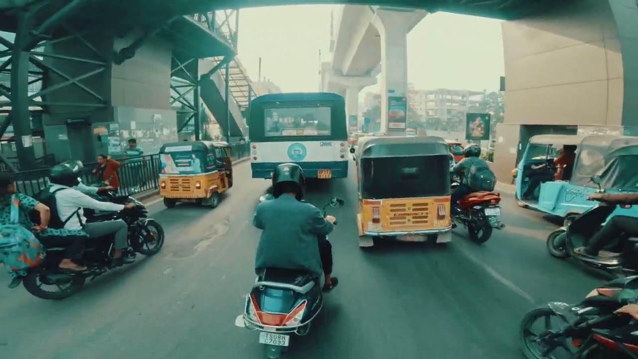 Ameerpet to Irrum Manzil from today's commute | Cycle To Work - Week 119 - Day 2