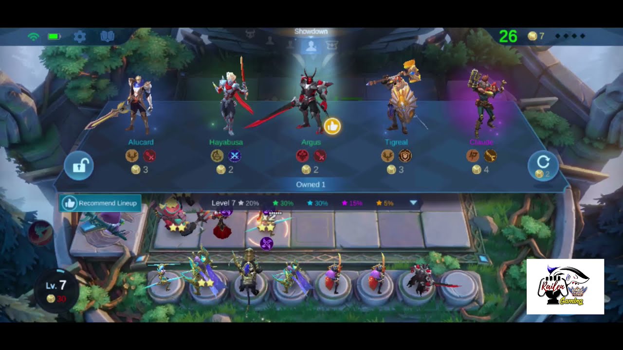 Mobile Legends: Magic Chess (Weapon Masters-Norther Vale-Astro Powers-Assasins Synergy) 1st place
