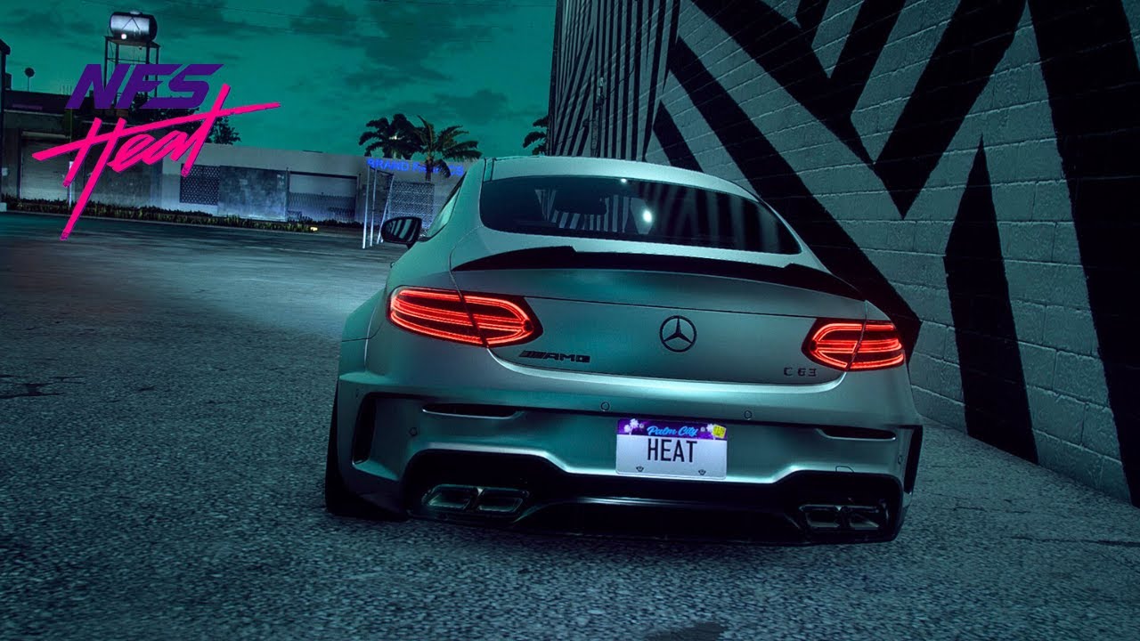 Mercedes Benz C63 Late Night Drive in Need for Speed Heat