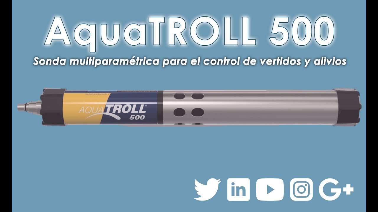 AQUATROLL 500, sonda multiparamétrica compacta, personalizable y portátil