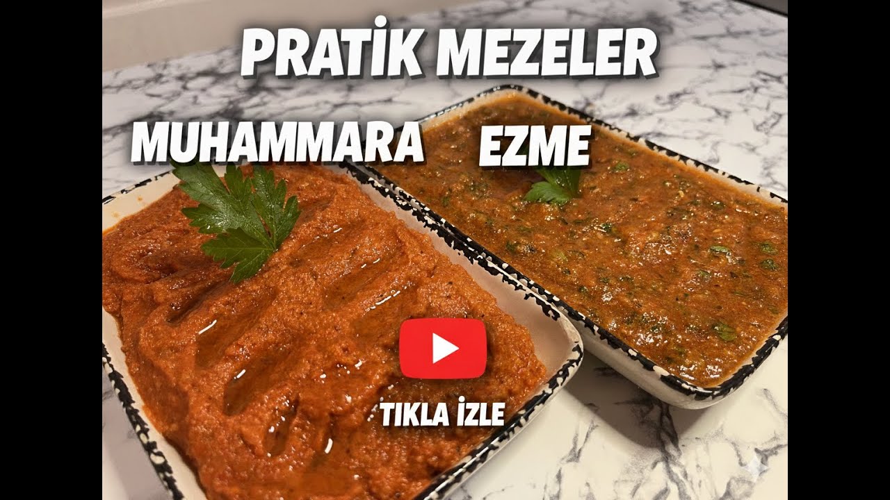 Sadece 10 Dakikada Sofranın Yıldızı Olacak 2 Pratik Meze!