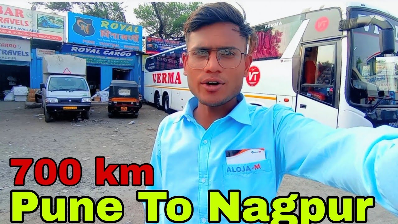 RLT AC Sleeper bus || pune to wardha || bus journey