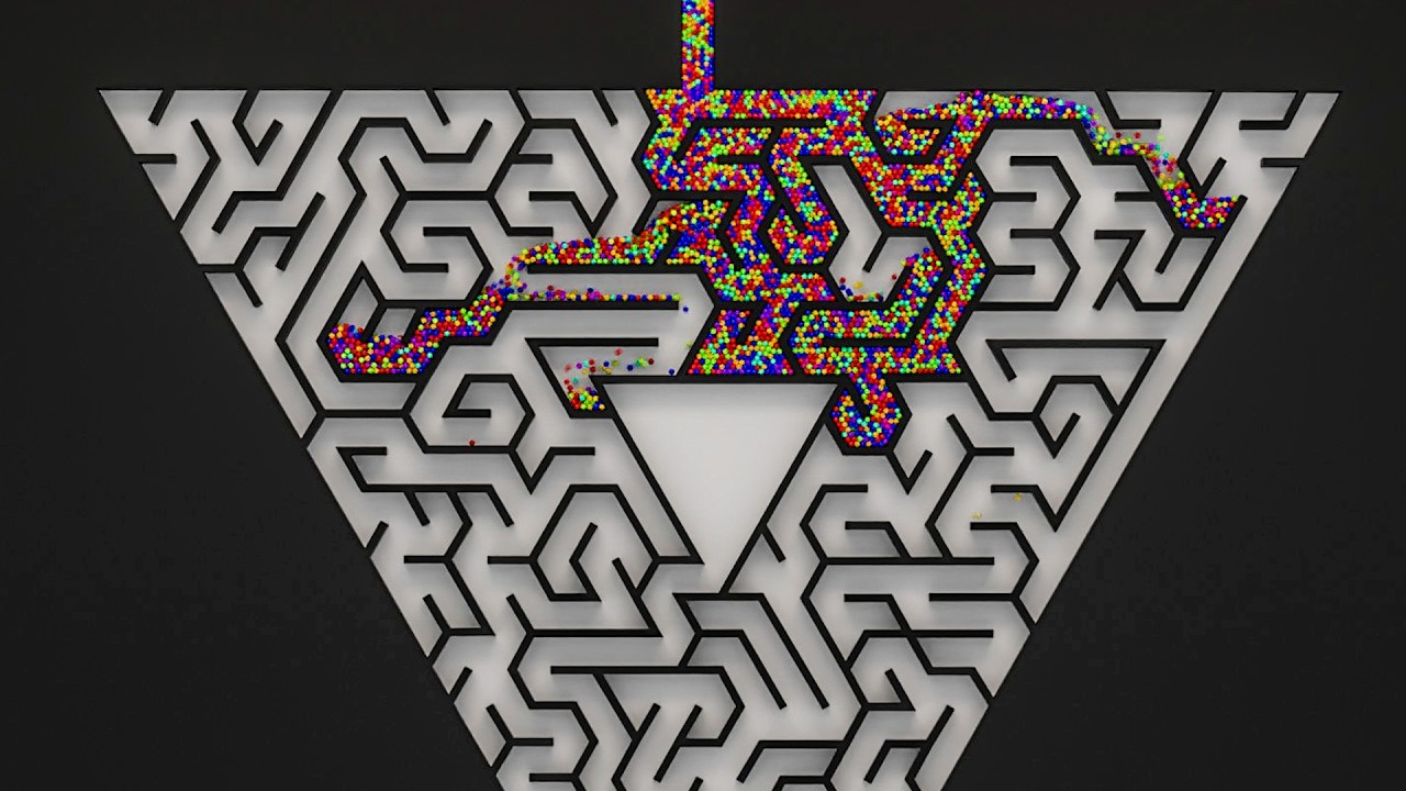 Can you solve the maze before the 4K marbles?