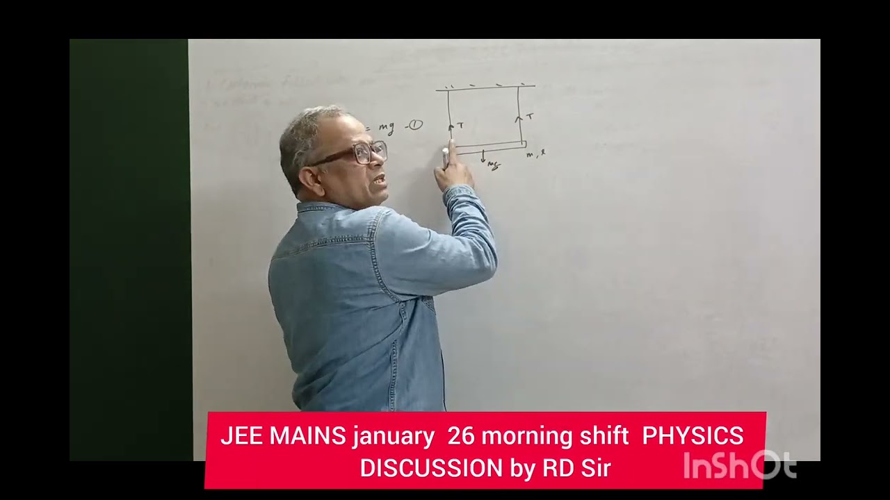 PHYSICS JEE MAINS  21  JANUARY 26 MORNING SHIFT  BY RD SIR