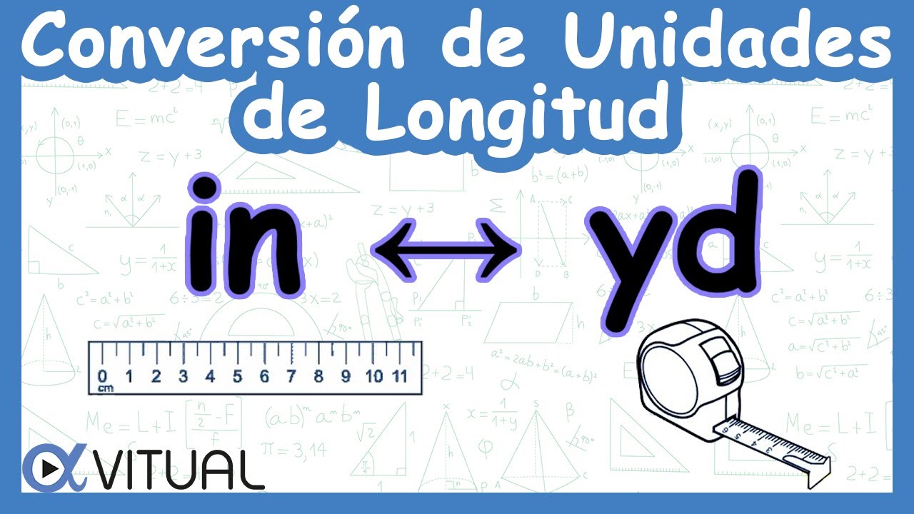 📏 Conversión de Unidades de Longitud: Pulgadas (in) a Yardas (yd) y Yardas a Pulgadas