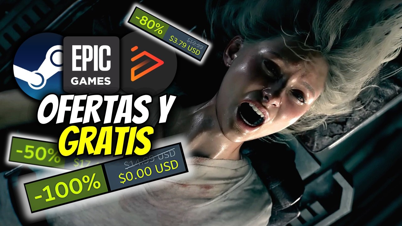 6 JUEGOS GRATIS de Steam y Epic Games + 6 OFERTAS en INSTANT GAMING