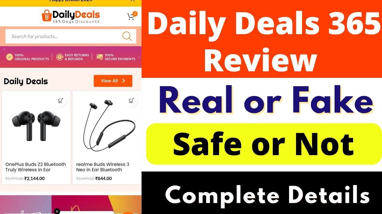Daily Deals 365 Real or Fake | Daily Deals 365 Review | Return kaise kare | Scam or Legit | Reality