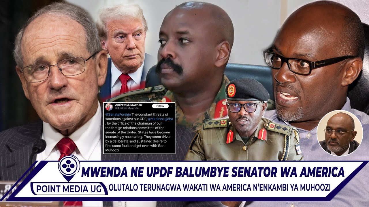 BREAKING!! OLUTALO LUSAJJUSE MWENDA NE UPDF BAWANDIISE EBBALUWA ENKAMBWE KU SENATOR W'AMERICA. 