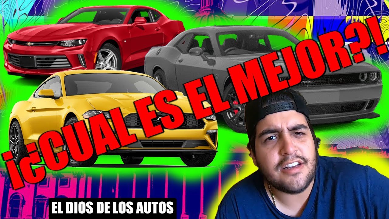 ¿MUSTANG, CAMARO O CHALLENGER?  |EXPLICACIÓN A PRUEBA DE IDIOTAS