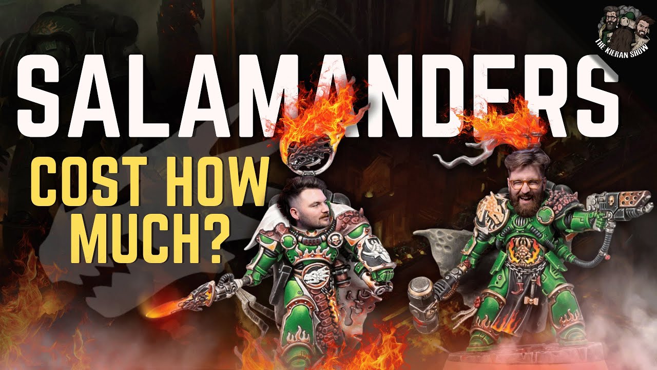How much does a SALAMANDERS army cost?