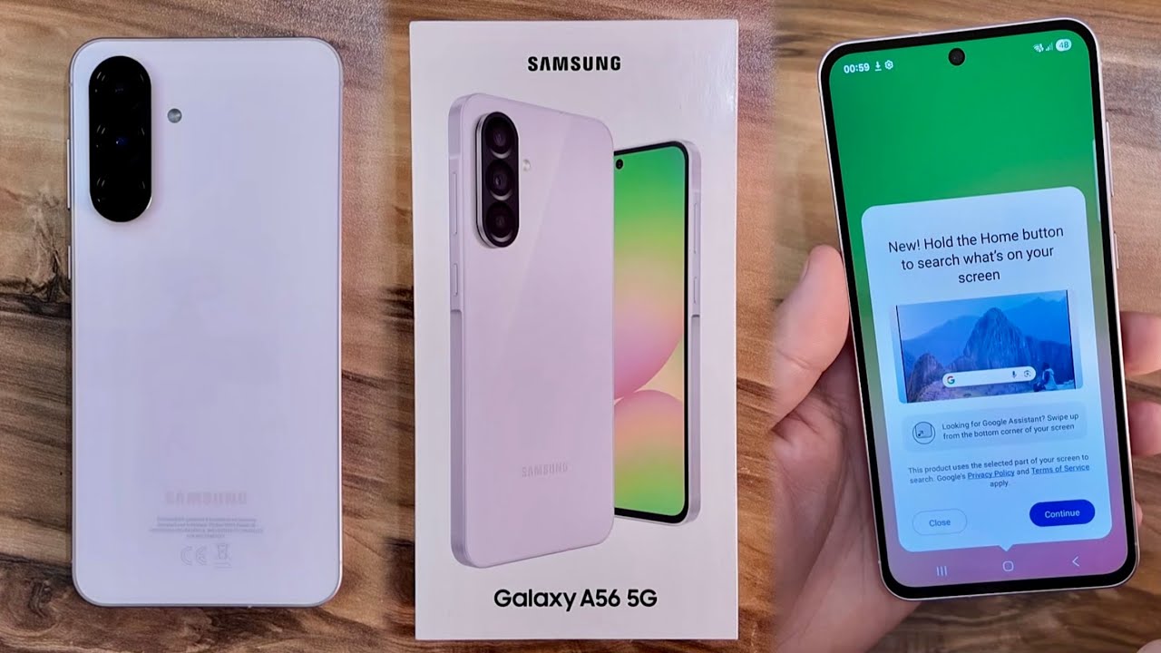 Samsung Galaxy A56 Unboxing Awesome Pink