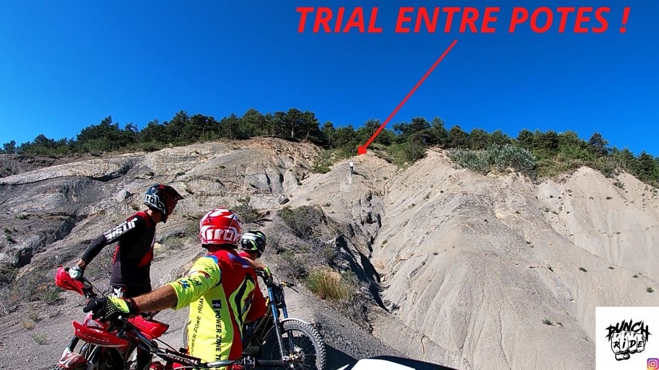 TRIAL MOTO - Sortie en Montagne