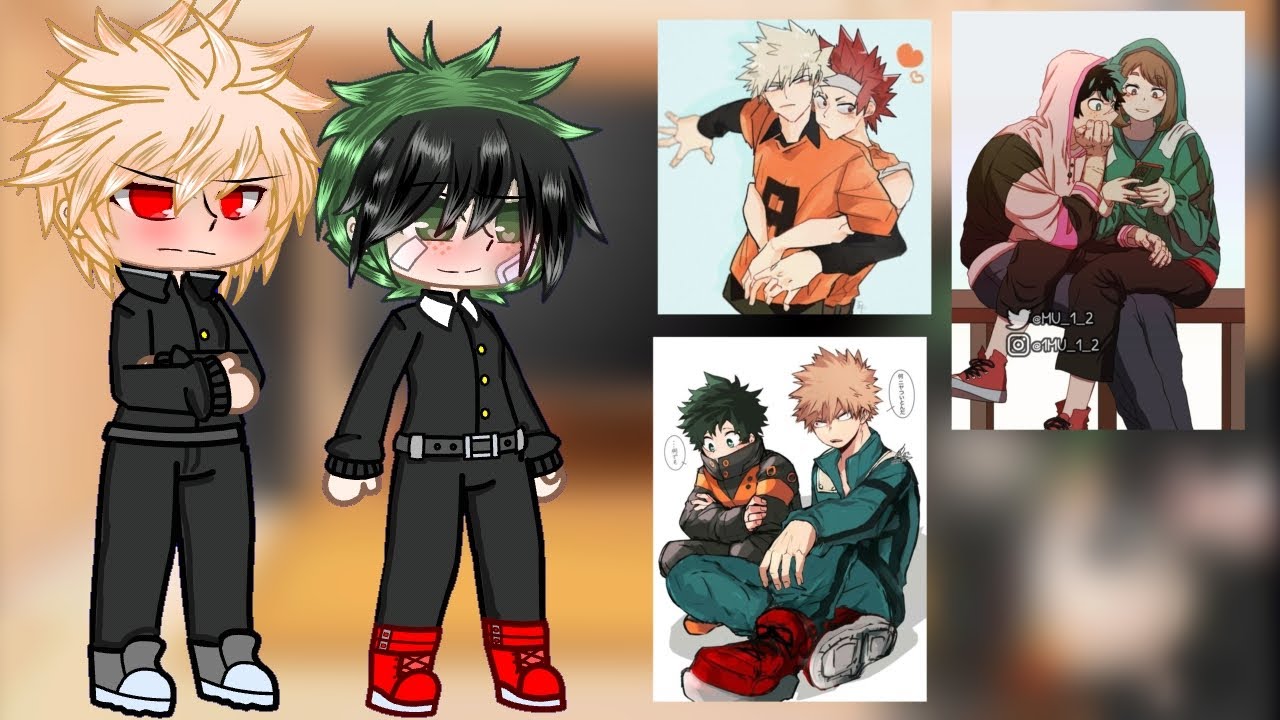 ✨⭐Izuku's past bullying reacts to him and Bakugou|🇲🇽| Izuocha, kiribaku, bakudeku||