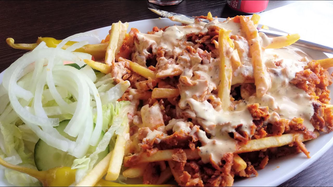 Kebabtallrik på Pizzeria Dacke i Mjölby