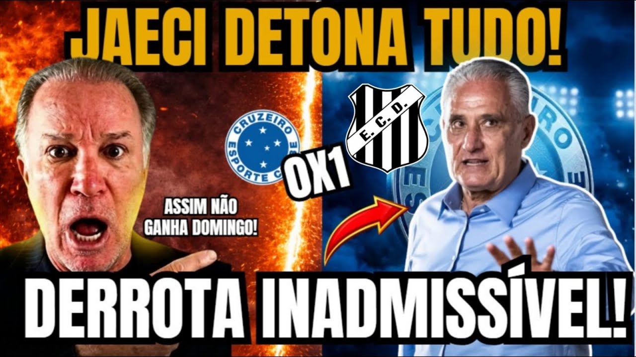 JAECI EXPLODE, CHAMA TITE DE ULTRAPASSADO E DETONA TUDO APÓS VEXAME NO MINEIRÃO