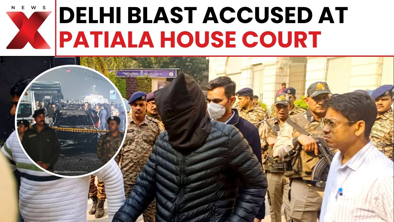 Delhi Terror Blast Accused Produced at Patiala House Court Amid Security Tightened