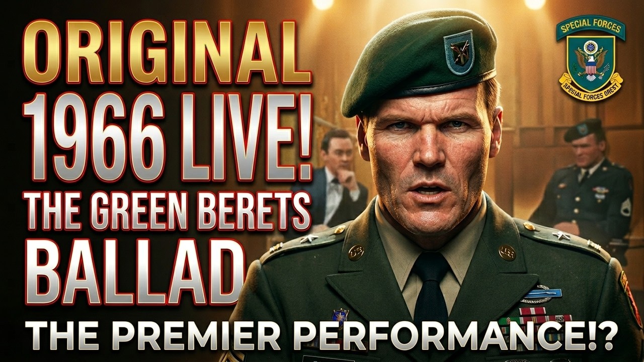 SSgt. Barry Sadler Interview 1966 ( Sings his Hit  Ballad of the Green Berets )