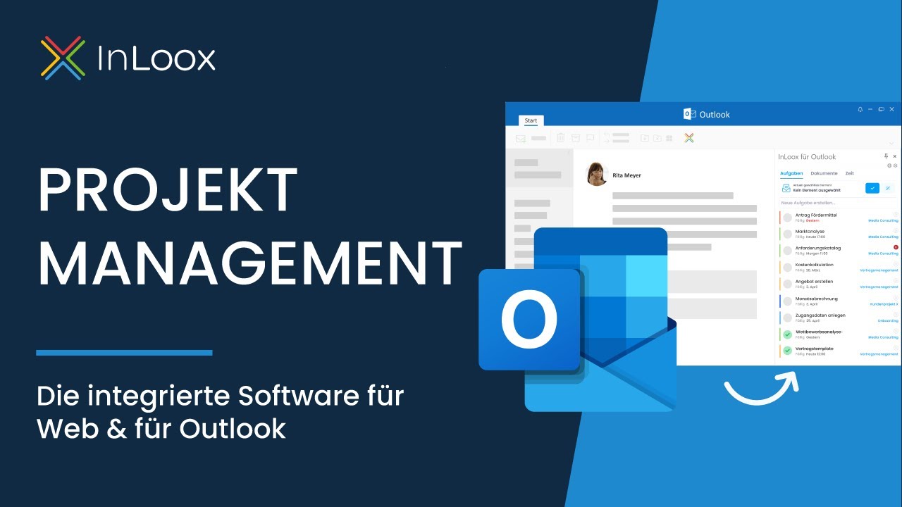 Projektmanagement mit InLoox | Die integrierte Projektmanagement-Software in Outlook, Web & MS365