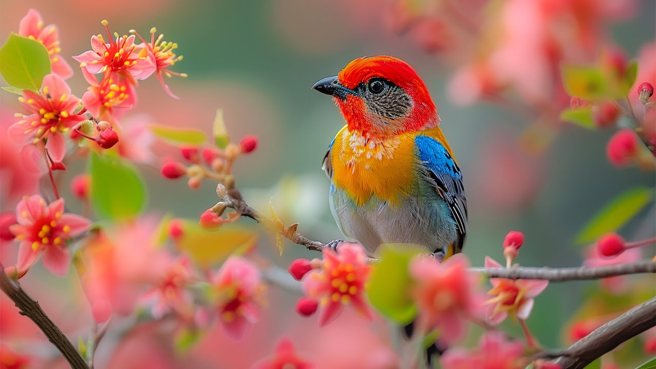 Healing Spring Ambience 🌳 Birdsong & Piano for Stress Relief and Inner Peace