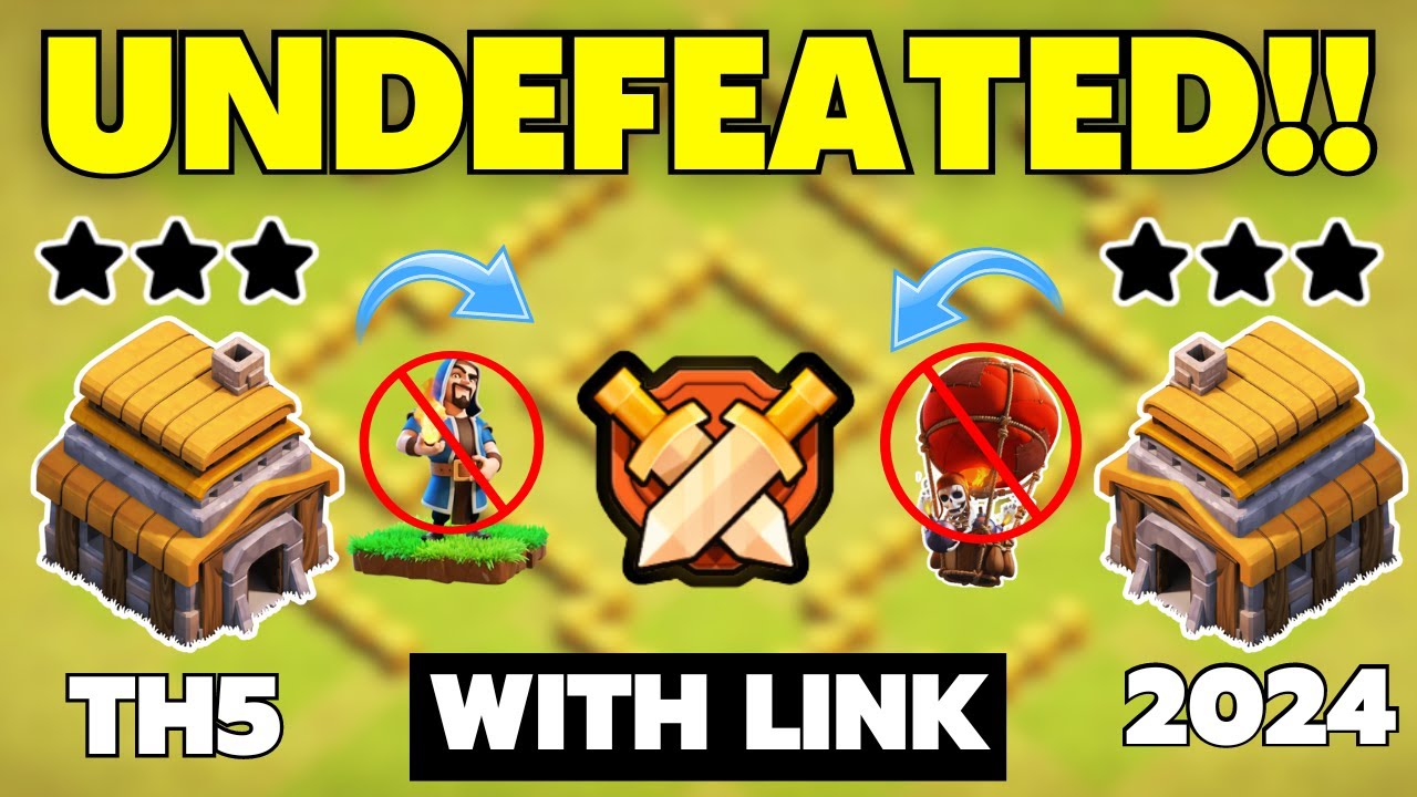 🏆 TOP 10 WORLD BEST TH5 War/Farm Base With Link | Th5 War Base With Link | Town Hall 5 Base | 2024