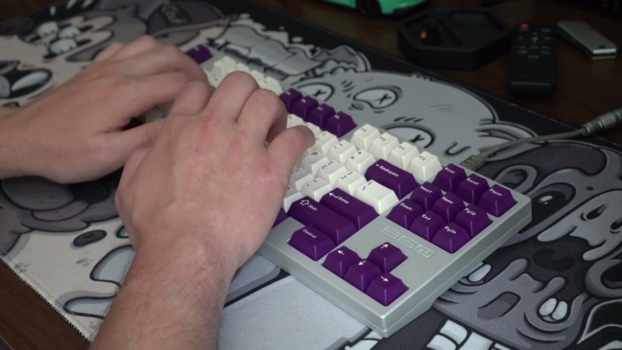 Korsa Sound Test - Stock Cherry MX2A Orange Switches