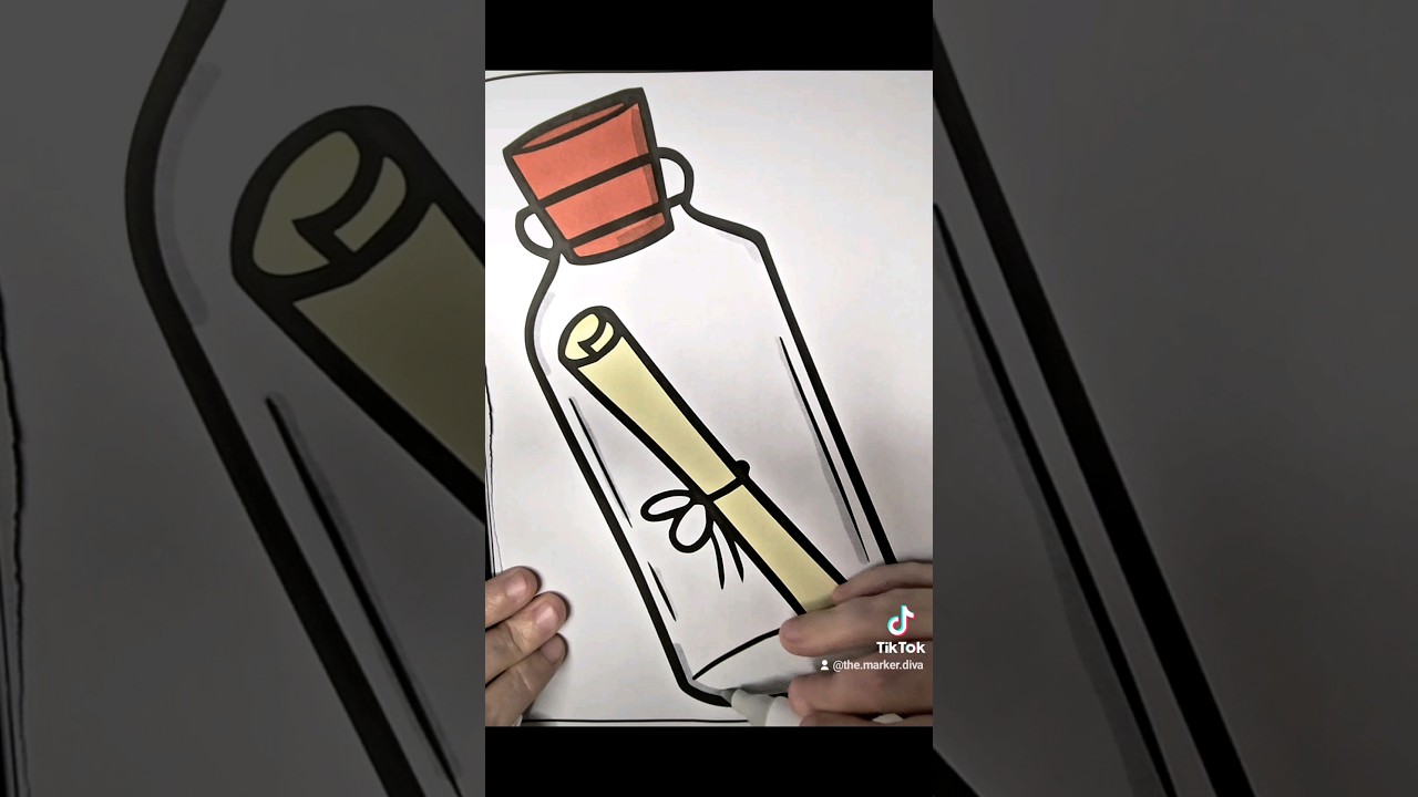 Mestage in a bottle coloring 