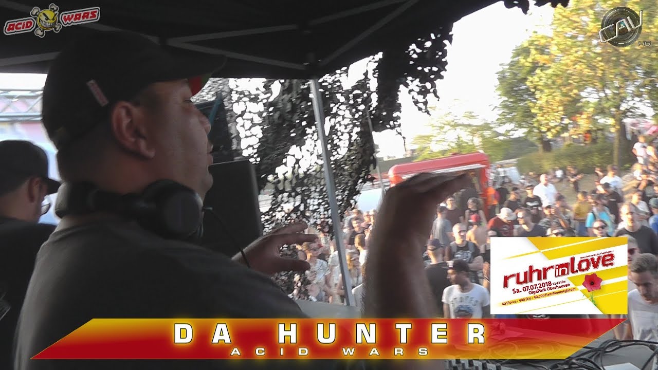 Ruhr In Love 2018 - Da Hunter @ Acid Wars, Techno Rulez!, Schranzgewitter & Partykumkel - 07.07.2018