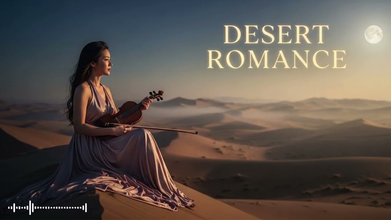 🎻 Desert Violin Chill ✨ Emotional Arabic Instrumental for Night Driving