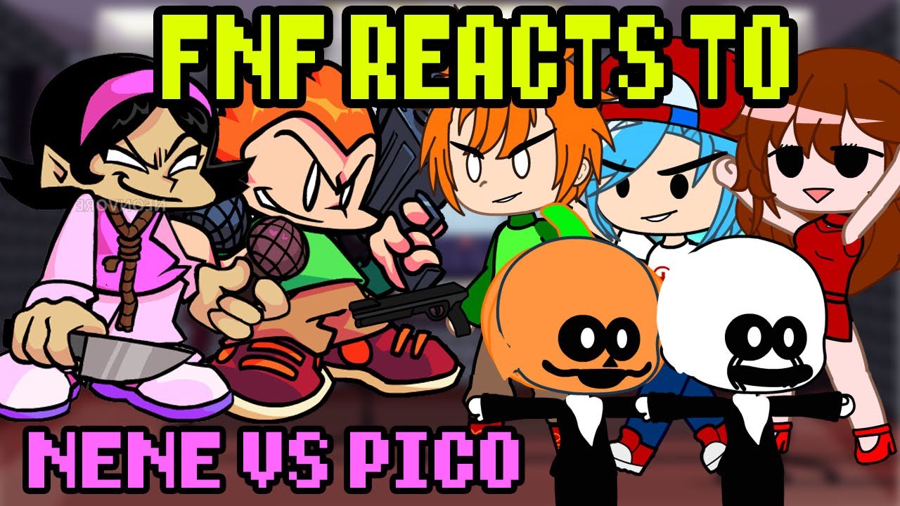 FNF reacts to Pico VS Nene | Friday Night Shootin' | xKochanx