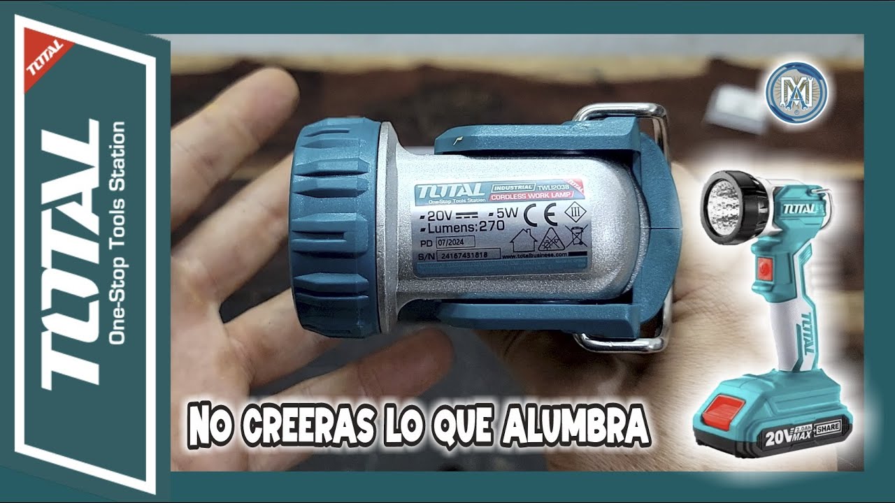 Soprendente resultado con esta Linterna de TOTAL 270 lumenes Reales!!! reseña y primera impresiones