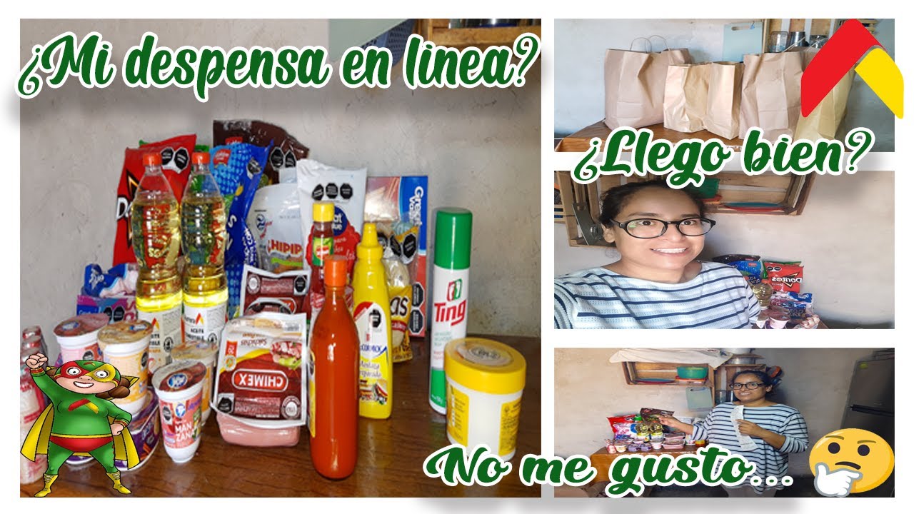 MI DESPENSA  SEMANAL EN LINEA-COMPRANDO POR PRIMERA VEZ EN BODEGA AURRERA EN LINEA🤔😺