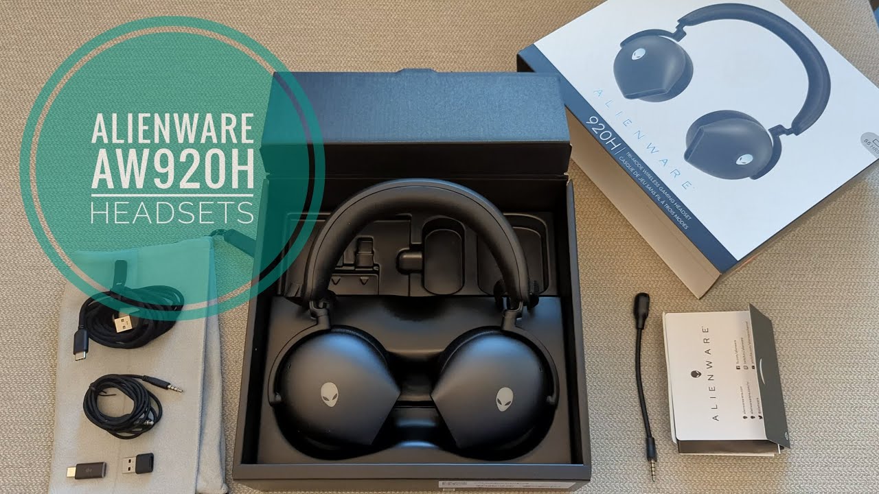 Alienware AW920H Headsets | Unboxing | Dark side of the moon
