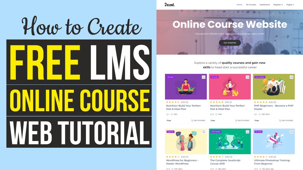 How to Create Online Course, LMS, Educational Website like Udemy with WordPress 2021 - Tutor LMS