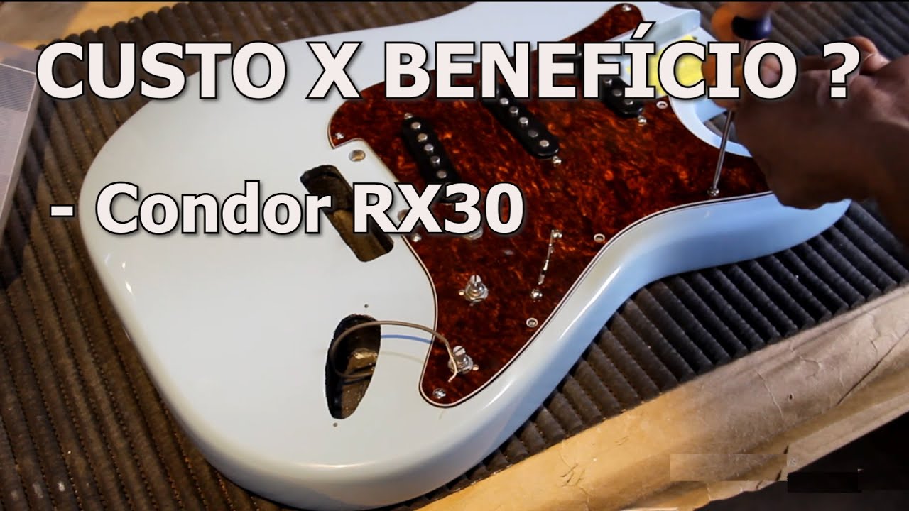 Guitarra Condor RX30 - Uma Customização de ótimo Custo-Beneficio! - Brunelli luthier