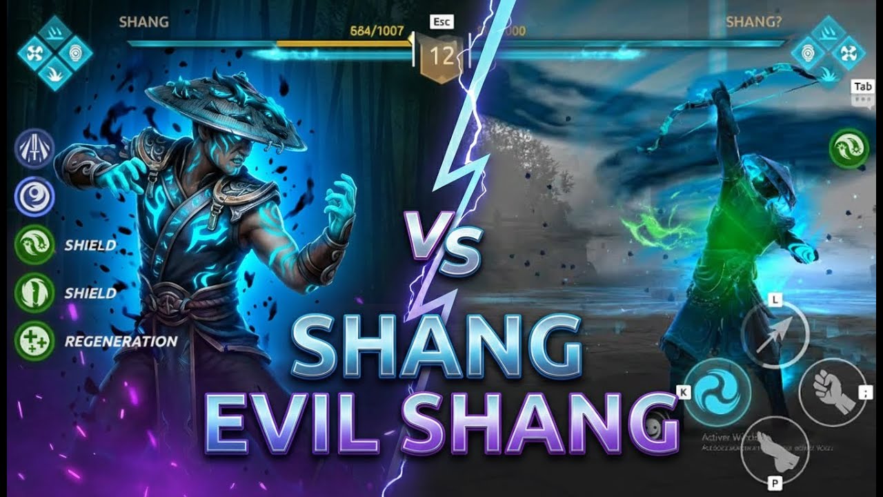 Shadow Fight Arena Shang vs Shang Boss (Evil)