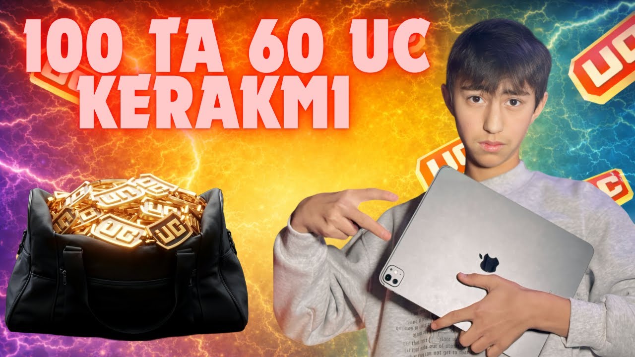 100 TA 60 UC KERAKMI ? UNDA STREAMGA GO // PUBG MOBILE BEKKI  PUBGM