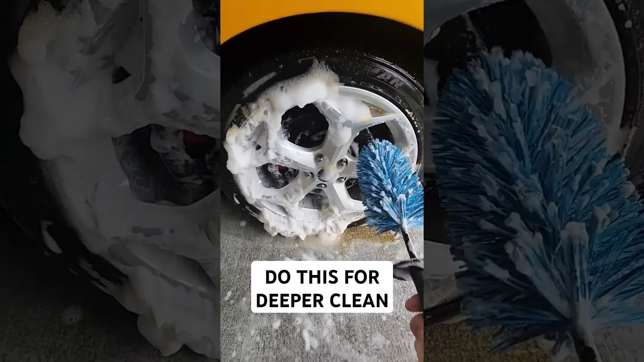 This is how we save 🤑 on wheel, rim and bug gut cleaners!