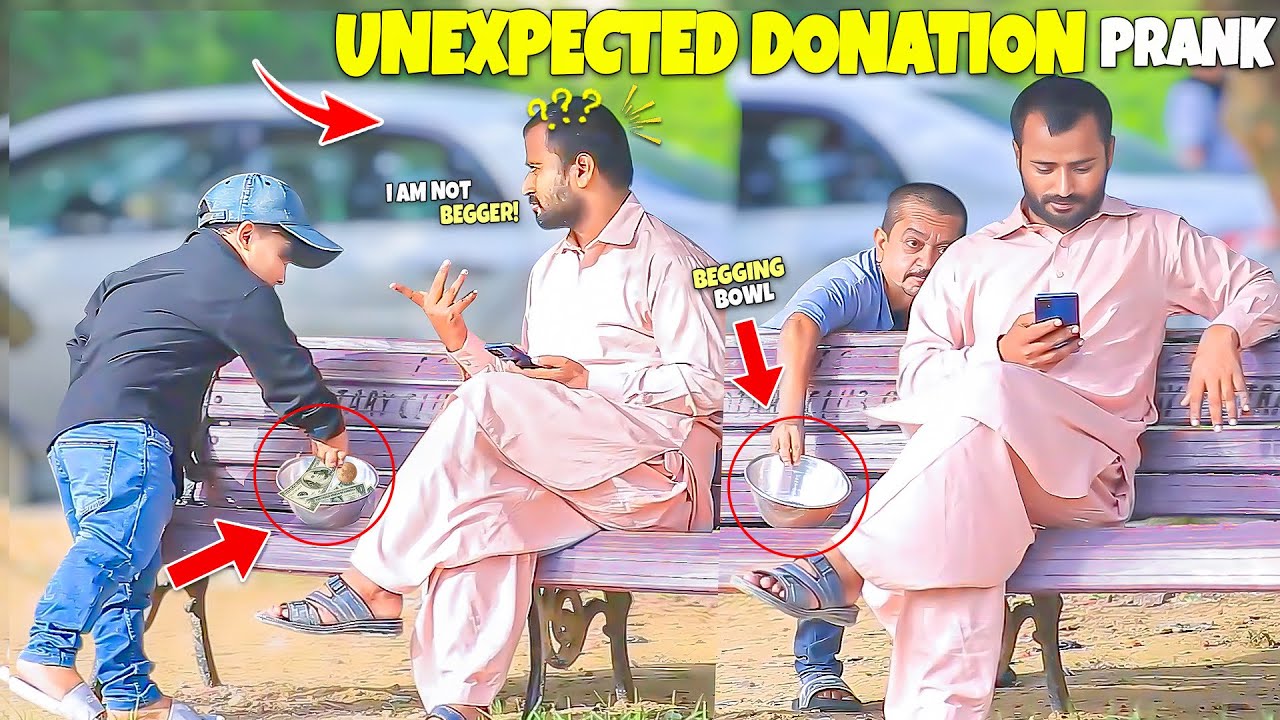 Unexpected Donation Prank - | 