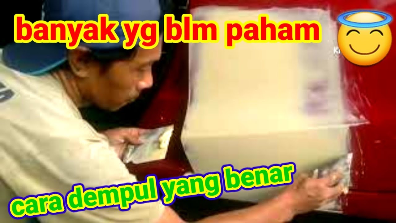 Cara dempul mobil yang benar, @tigno body