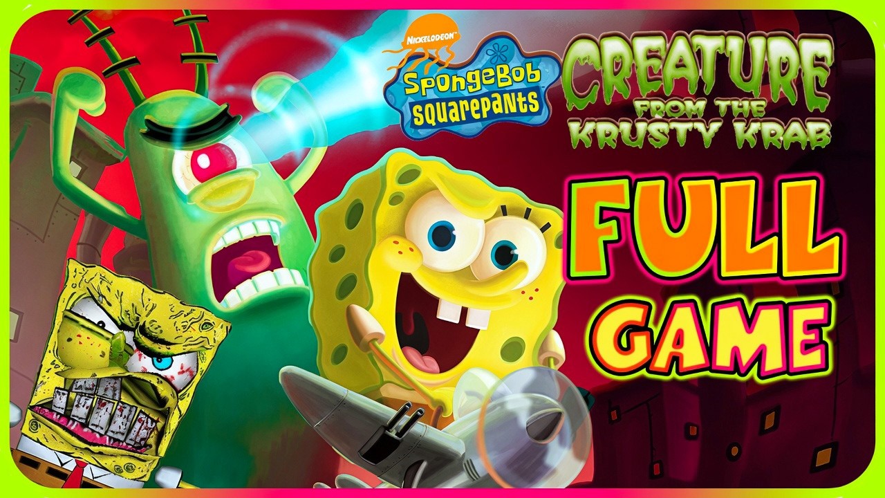 SpongeBob SquarePants: Creature from the Krusty Krab FULL GAME Longplay (PS2, GCN, Wii)