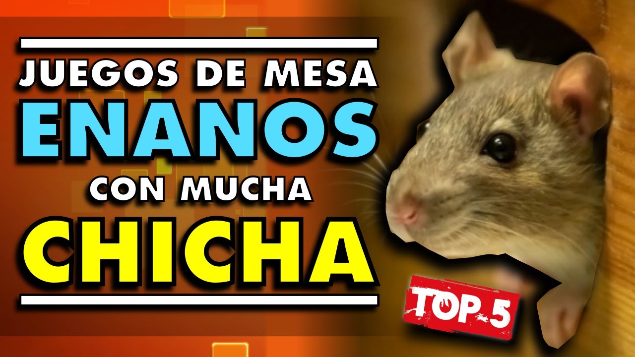 🐭TOP 5 juegos de mesa PEQUEÑOS con CHICHA