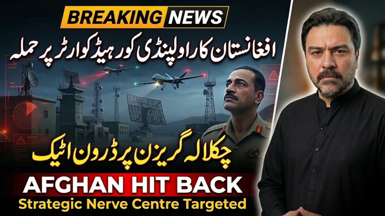 Breaking News: Afghan Drone Hit Pak Army Strategic Nerve Centre at Rawalpindi