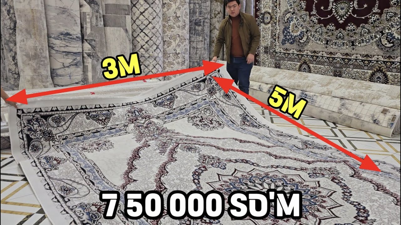 GILAM OPTOM NARXDA SIZ ISTAGAN QALINLIKDA VA KORINISHDA GILAMLAR BAZASIDAN KATTA AKSYA