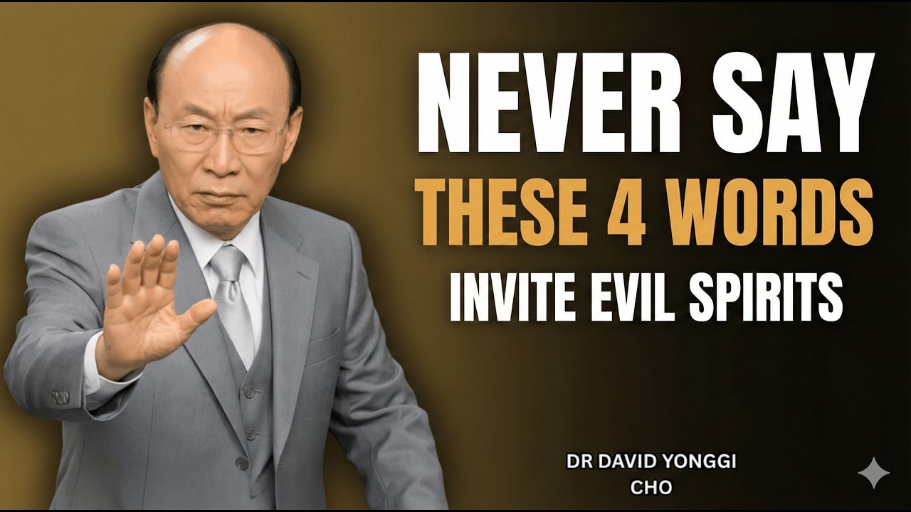 NEVER Say These 4 Words Before Sleeping — They Invite Evil Spirits | Dr. David Yonggi Cho