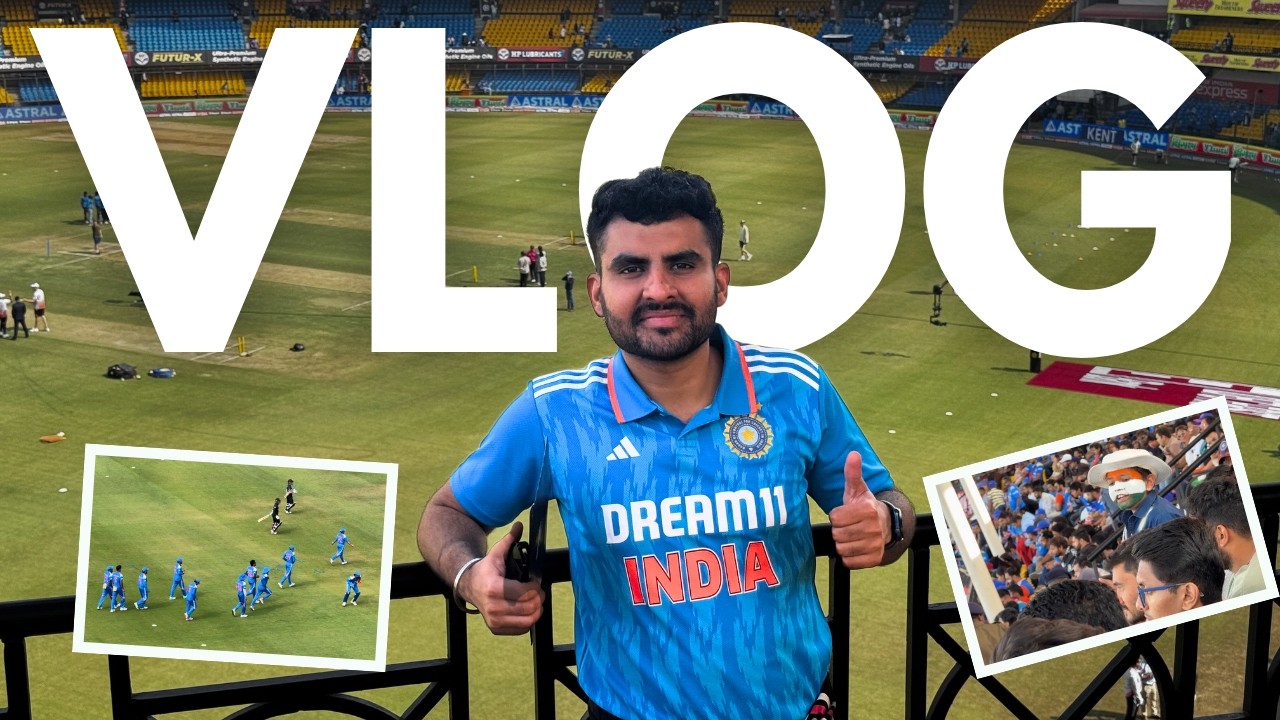 I Watched Virat Kohli’s Century LIVE | IND vs NZ | Holkar Stadium Vlog | Indore