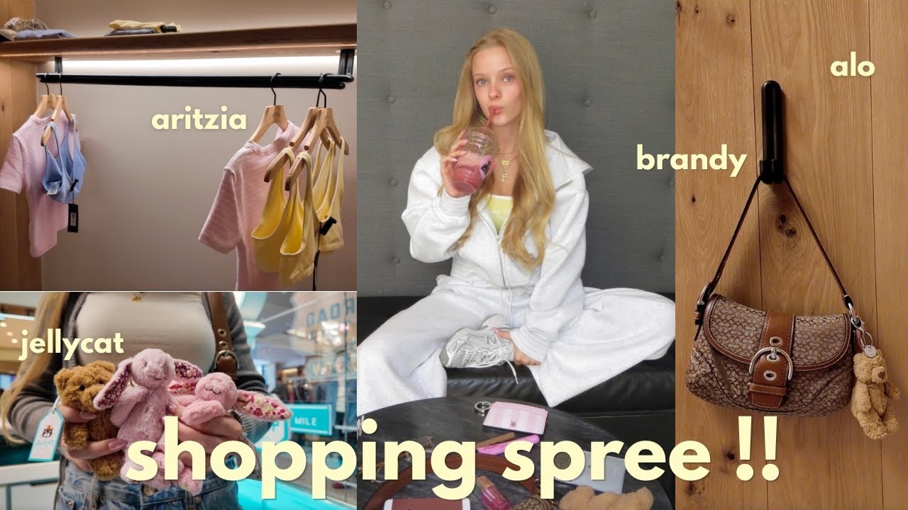 ⊹ ࣪ ˖🌟 ШОПИНГ-ТУР &mdash; alo, brandy melville, aritzia, jellycat и многое другое !! ⸜(｡˃ ᵕ ˂ )⸝♡