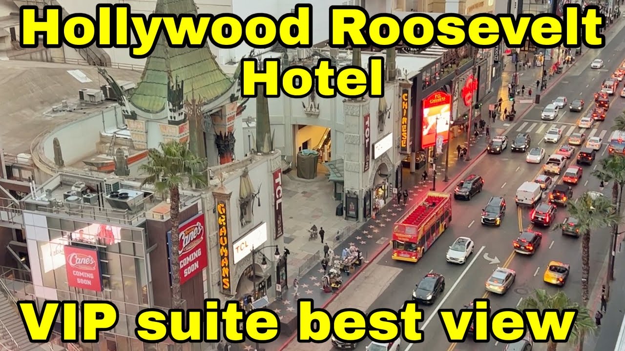 V.I.P. Suite Tour at the Hollywood Roosevelt Hotel / Photo shoot on Hollywood BLVD /city walk
