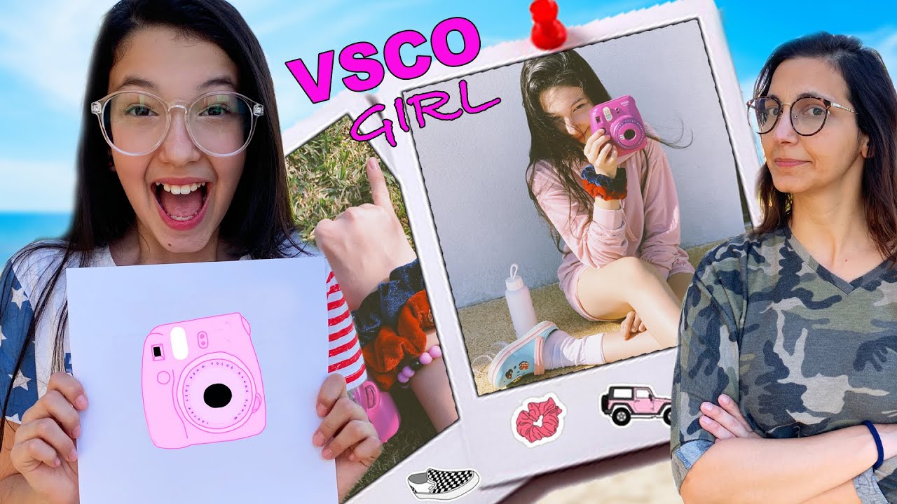 TUDO QUE ELA DESENHAR EU VOU COMPRAR - ME TRANSFORMEI EM UMA VSCO GIRL | Luluca