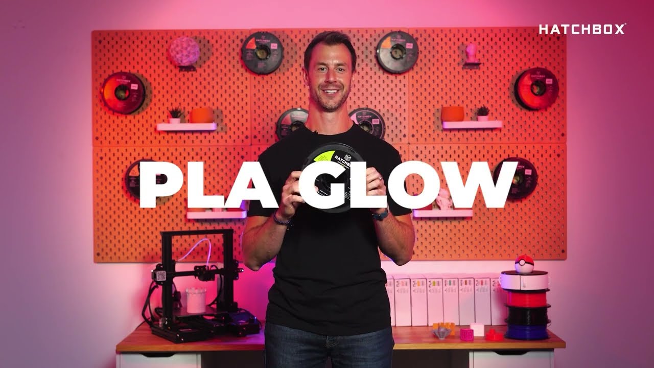 Hatchbox PLA GLOW 3D Filament