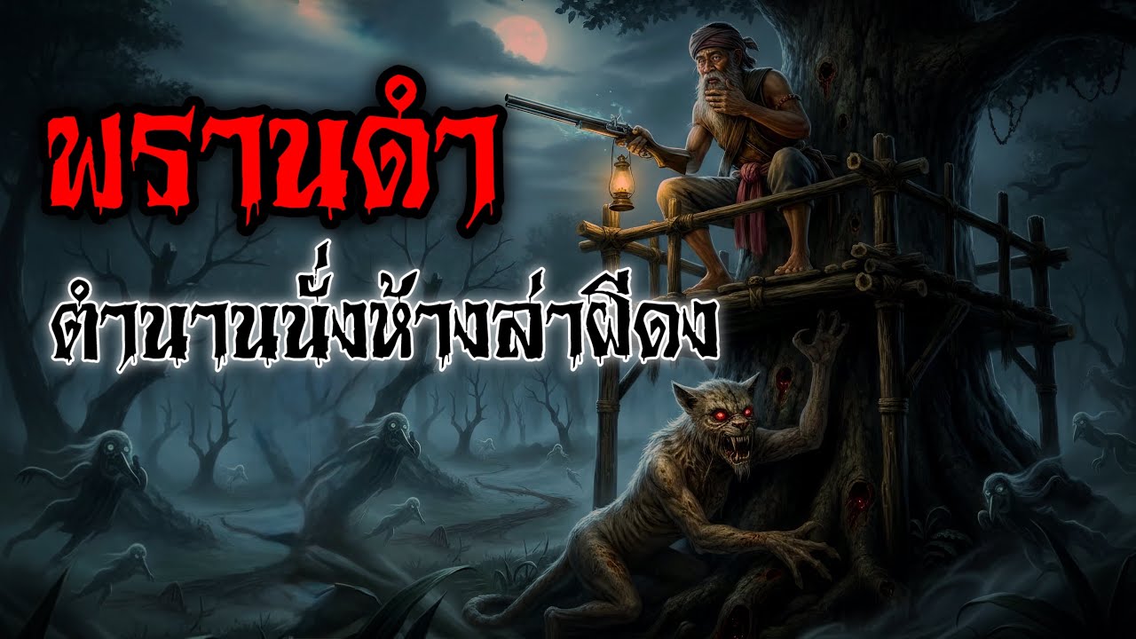 พรานดำ ตำนานนั่งห้างล่าผีดง | เรื่องเล่าเขย่าปอด